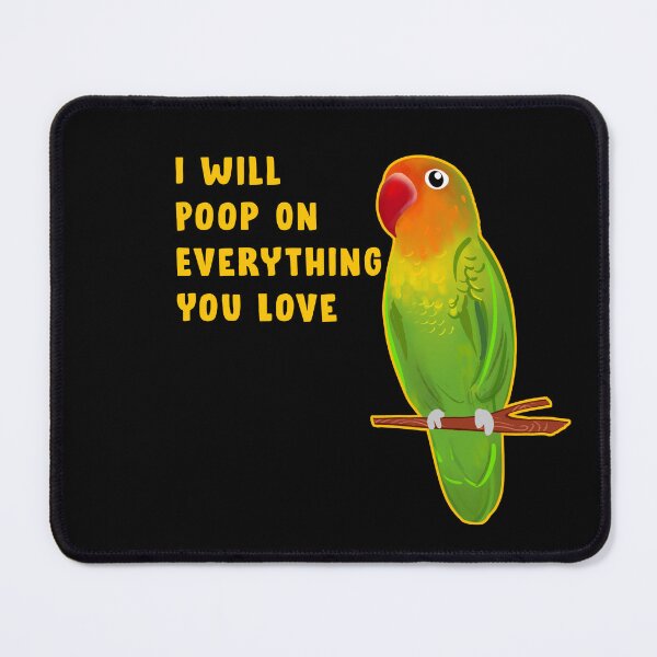 Item preview, Funny Agapornis LoveBird  designed and sold by SusanaDesigns.