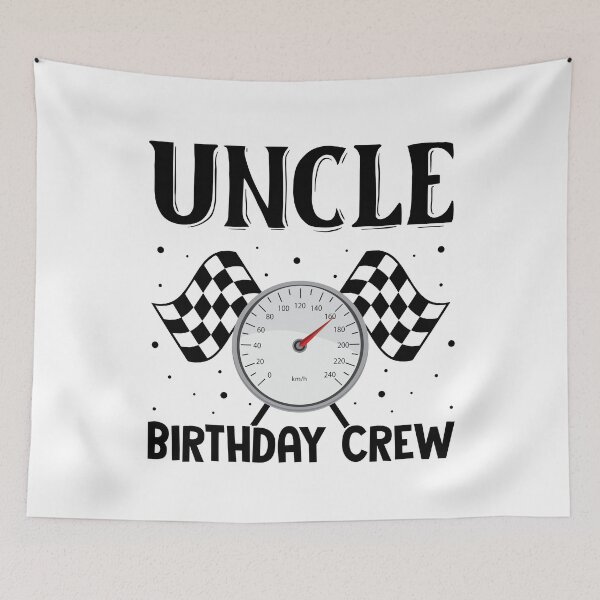 Item preview, Funny Uncle Birthday Crew Race Racing Car Family Matching designed and sold by Best Designer.