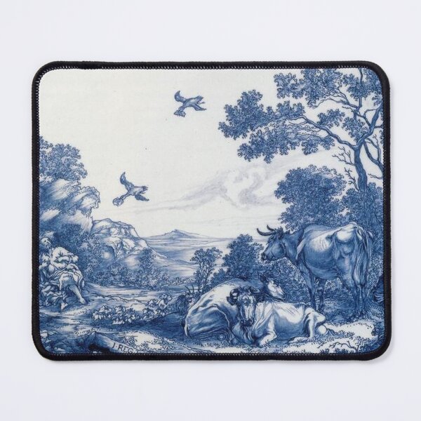 Item preview, Delftware With the Prophet Elijah Being Fed by the Ravens designed and sold by tomorrowsart.