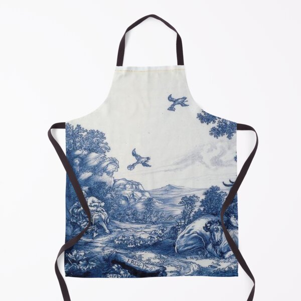 Item preview, Delftware With the Prophet Elijah Being Fed by the Ravens designed and sold by tomorrowsart.