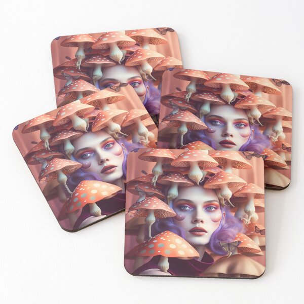 Item preview, Mesmerizing Mushroom Girl | Fungi Collection designed and sold by naiadsnest.