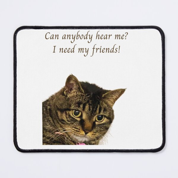 Item preview, A cute lonely cat needs friends designed and sold by MyWay-Bilja.