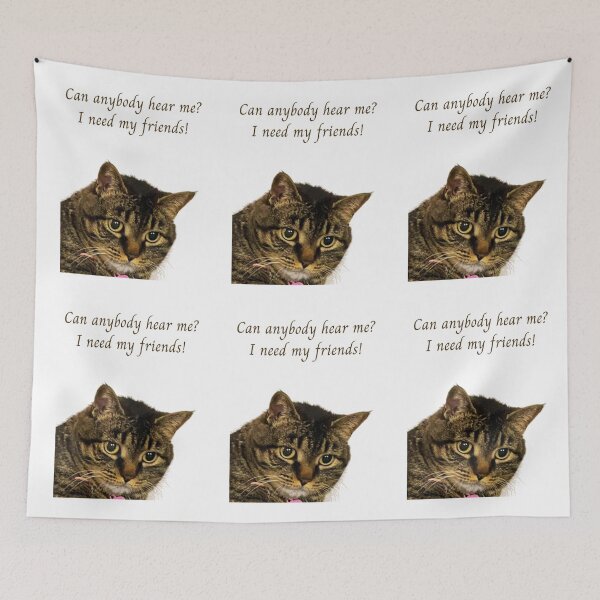 Item preview, A cute lonely cat needs friends designed and sold by MyWay-Bilja.