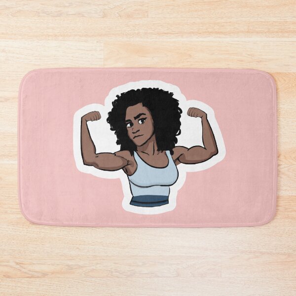 Item preview, Strong Athletic Woman Flexing Biceps designed and sold by JandyDesign.