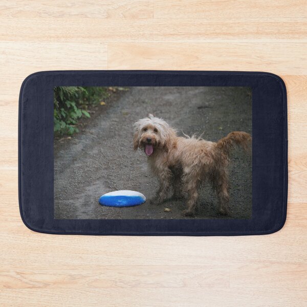 Item preview, Cockapoo Dog Playing With A Frisbee designed and sold by thelemmingface.