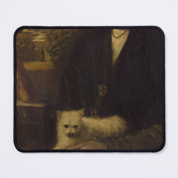 Item preview, Portrait of a Man with a Dog - Cariani designed and sold by TheGuestCat.