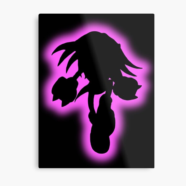 Super Sonic Hyper Knuckles glow black Art Print for Sale by AmaDeviant