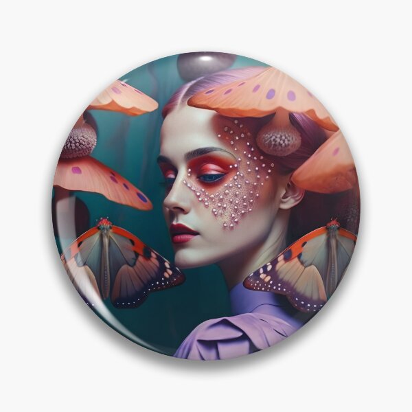 Item preview, Mesmerizing Mushroom Girl | Fungi Collection designed and sold by naiadsnest.