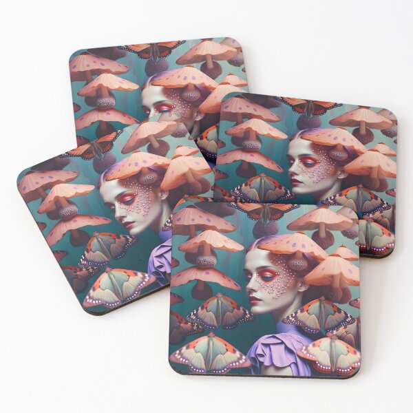 Item preview, Mesmerizing Mushroom Girl | Fungi Collection designed and sold by naiadsnest.