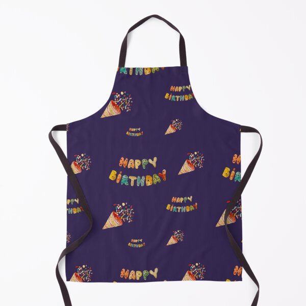 Artikelvorschau, Happy birthday cute colorful pattern a watercolor violet entworfen und verkauft von Yana Mustafina | Boho Soulful Designs.