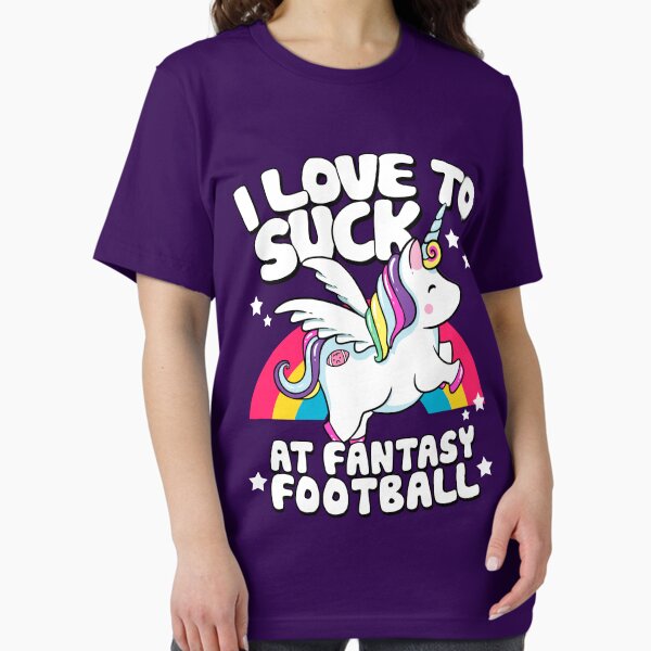 Item preview, I Suck At Fantasy Football Loser Unicorn designed and sold by BootsBoots.