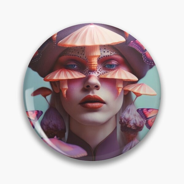Item preview, Mesmerizing Mushroom Girl | Fungi Collection designed and sold by naiadsnest.