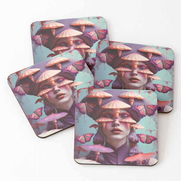 Item preview, Mesmerizing Mushroom Girl | Fungi Collection designed and sold by naiadsnest.