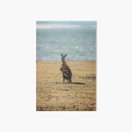 Item preview, Kangaroo on the Beach designed and sold by TheMerchPeddler.