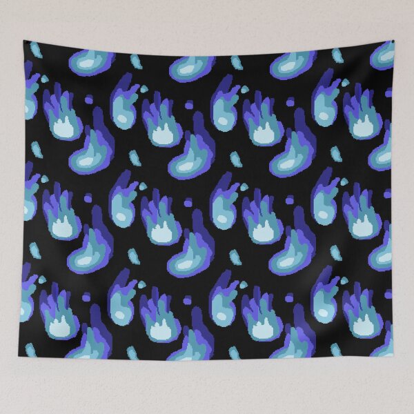 Item preview, Blue Flame Pattern designed and sold by edgethesketch.