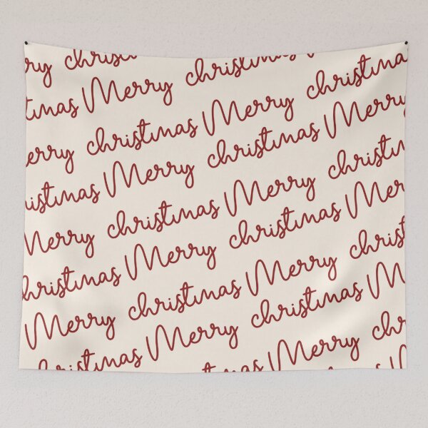 Item preview, Merry Christmas Lettering Pattern designed and sold by Fernanda's Studio.
