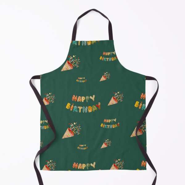 Artikelvorschau, Happy birthday cute colorful pattern a watercolor turquoise entworfen und verkauft von Yana Mustafina | Boho Soulful Designs.