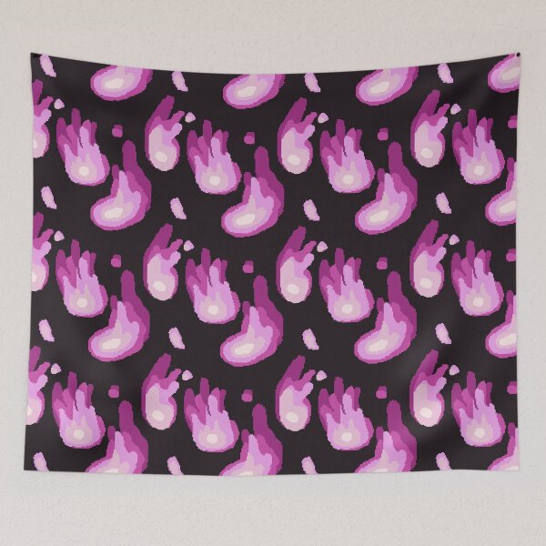 Item preview, Pink Flame Pattern designed and sold by edgethesketch.