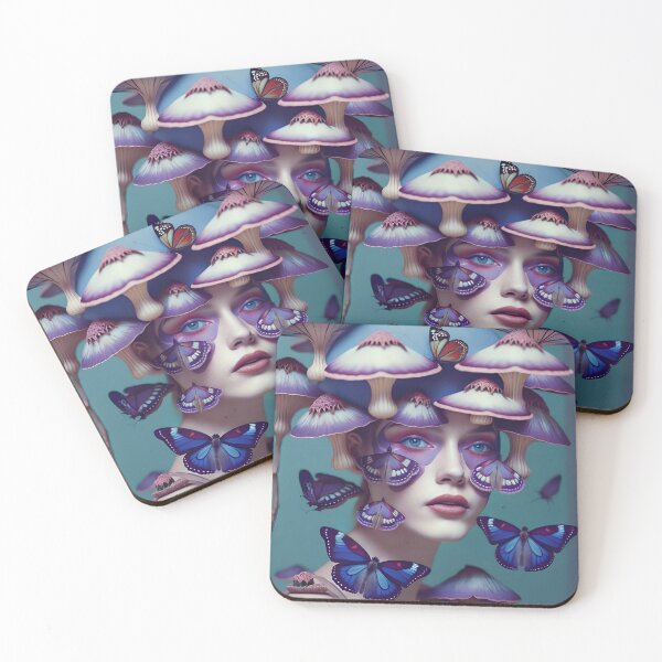 Item preview, Mesmerizing Mushroom Girl | Fungi Collection designed and sold by naiadsnest.