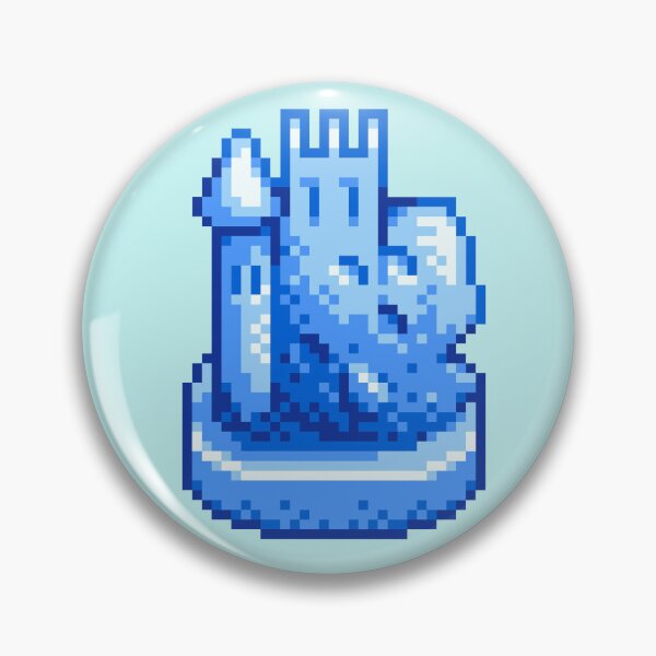 Artikelvorschau, Stardew Valley Castle Eisskulptur entworfen und verkauft von aiya-pixels.