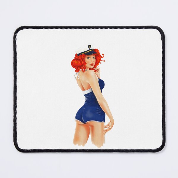 Item preview, Pin-up girl, pinup, red hair, designed and sold by PolishArtist.