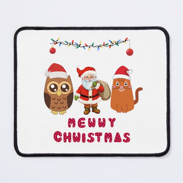 Item preview, Christmas with Santa, owl and cat designed and sold by SITMA.