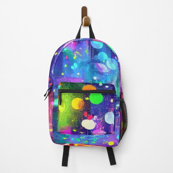 Item preview, Neon Confetti Rain in the City designed and sold by HanaiPrint.