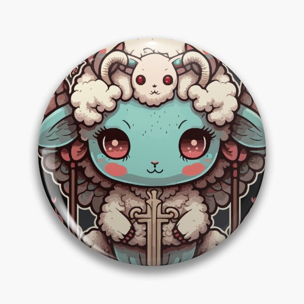 Item preview, Demon Lamb Cult of the Lamb designed and sold by stickertopic.