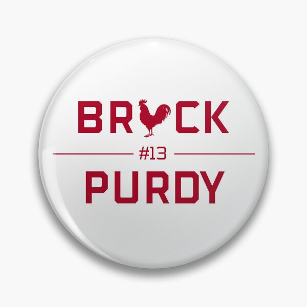 Item preview, BROCK PURDY #13 red designed and sold by Sports-Stickers.