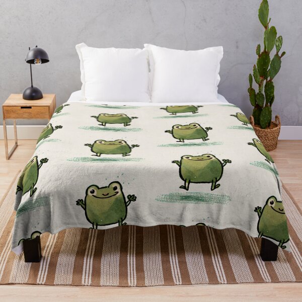 Item preview, Happy Frog Jumping, Smiling designed and sold by CosyBubble.