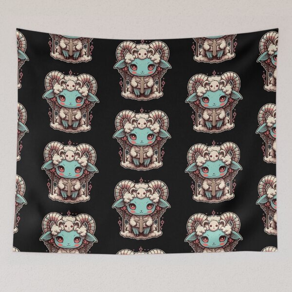 Item preview, Demon Lamb Cult of the Lamb designed and sold by stickertopic.
