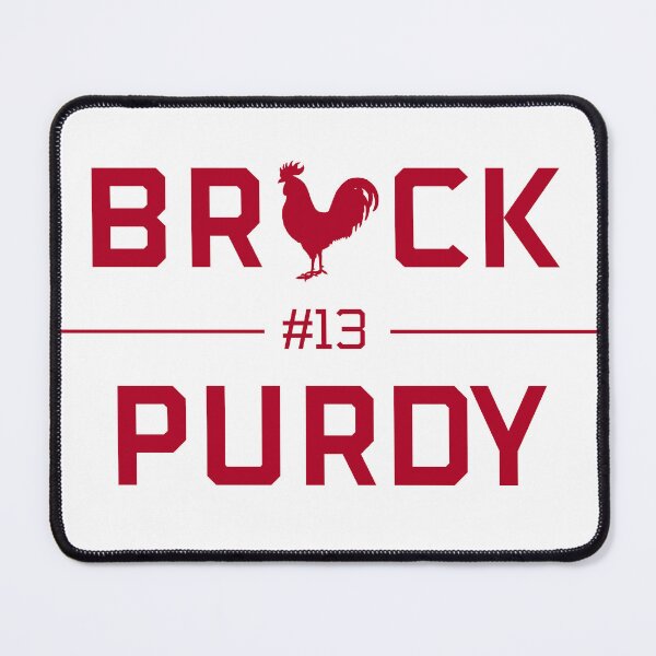 Item preview, BROCK PURDY #13 red designed and sold by Sports-Stickers.