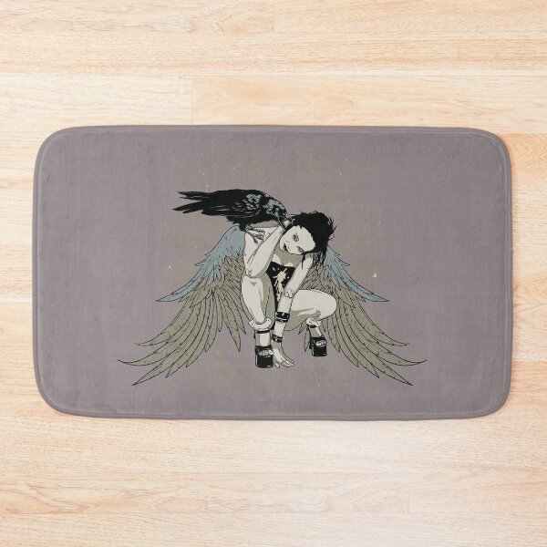 Item preview, angel with black crow designed and sold by Sparrow  Creative Studio.