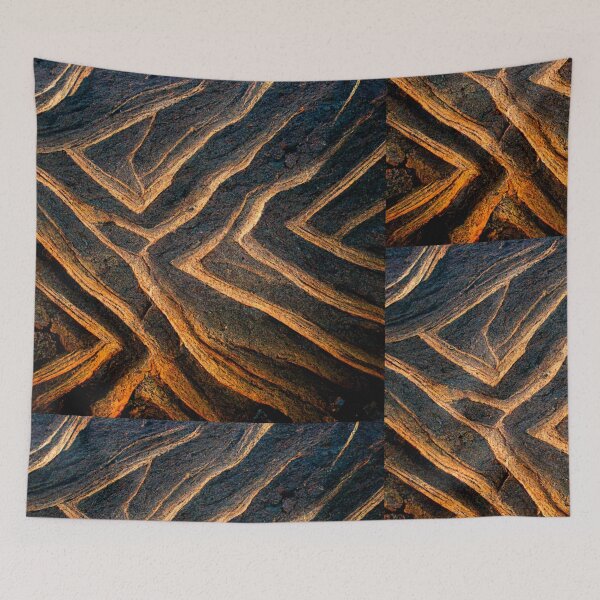 Item preview, Cracked volcanic ground surface. designed and sold by Maniock.