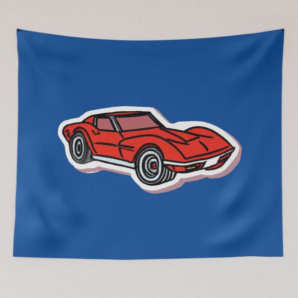 Item preview, Red Corvette designed and sold by JandyDesign.