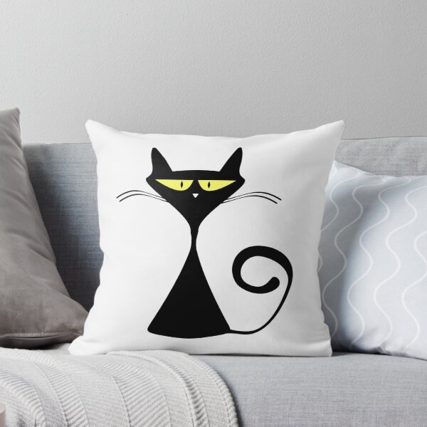 Item preview, creepy cat designed and sold by .. DDart ...