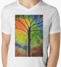 Sun Rise in the West Men's V-Neck T-Shirt