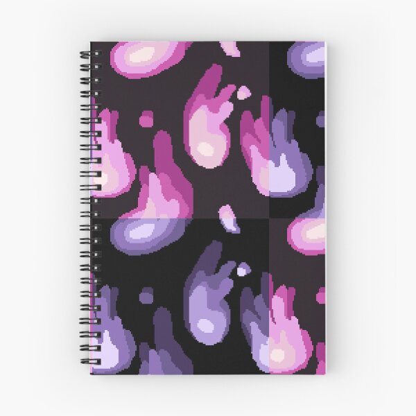 Item preview, Purple and Pink Party Flames Pattern designed and sold by edgethesketch.