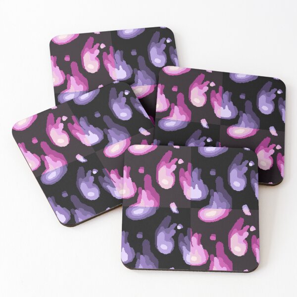 Item preview, Purple and Pink Party Flames Pattern designed and sold by edgethesketch.