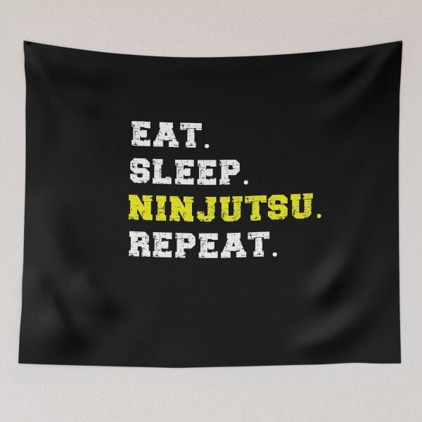 Item preview, Eat Sleep Ninjutsu Repeat! Funny Ninjutsu Instructor Design - Japanese Martial Art Design For A Karate Lover designed and sold by TheKarateStore.