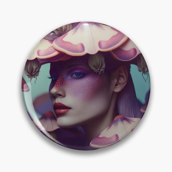 Item preview, Mesmerizing Mushroom Girl | Fungi Collection designed and sold by naiadsnest.