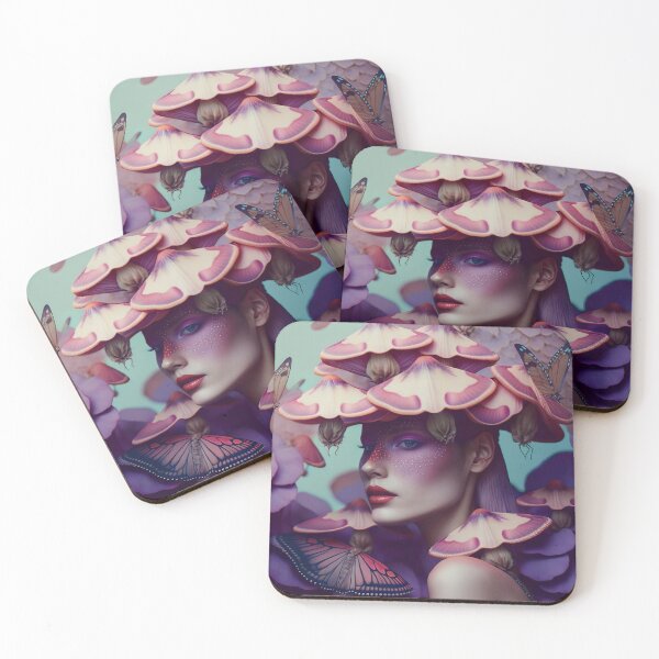 Item preview, Mesmerizing Mushroom Girl | Fungi Collection designed and sold by naiadsnest.