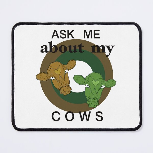 Item preview, Two Cows Ask Me About My Cows designed and sold by Svetlana  Horvat.
