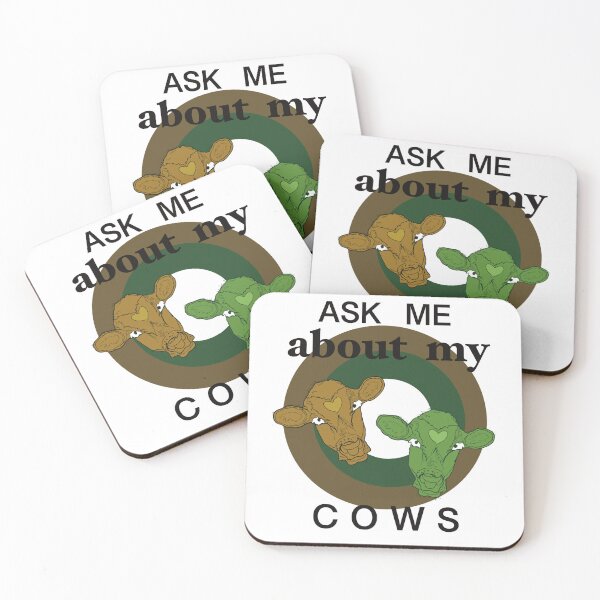 Item preview, Two Cows Ask Me About My Cows designed and sold by Svetlana  Horvat.