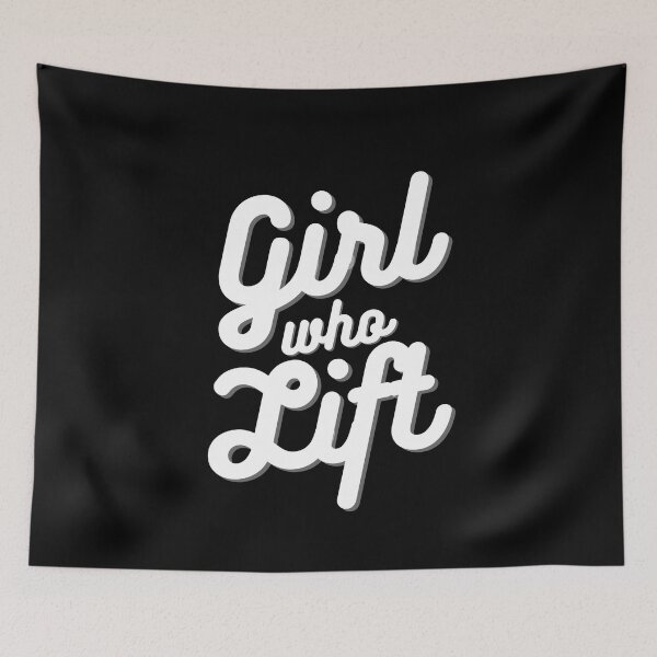 Item preview, Girl who lift | Motivational quotes designed and sold by Shambusiness.