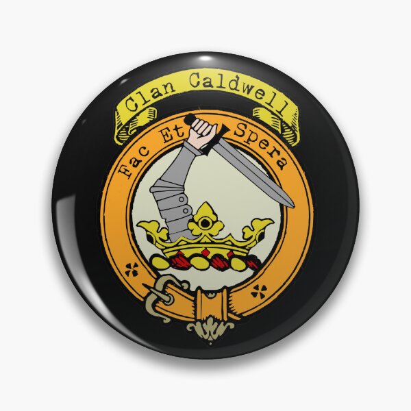 Artikelvorschau, Wappen des Familiennamens des Caldwell-Clans entworfen und verkauft von BagTown Clans.