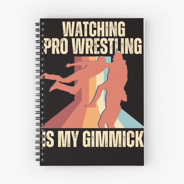 Item preview, Watching Pro Wrestling Is My Gimmick Funny Retro Vintage Pro Wrestling Fan designed and sold by The Masked Designer.