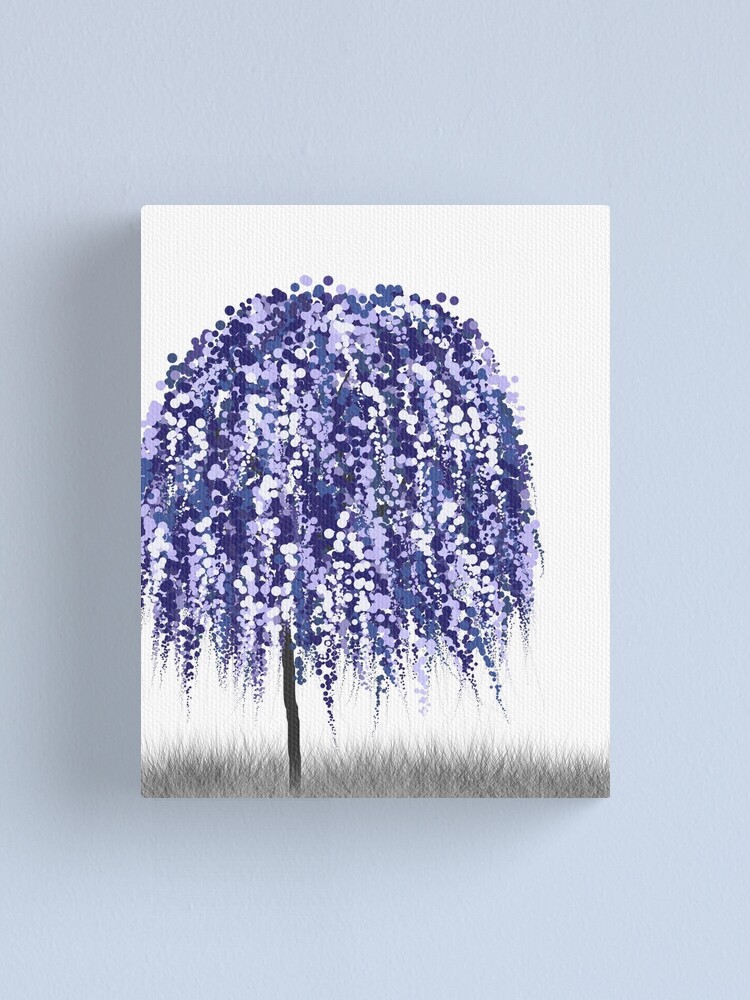 "Blue Willow Tree" Canvas Print for Sale by VieiraGirl Redbubble