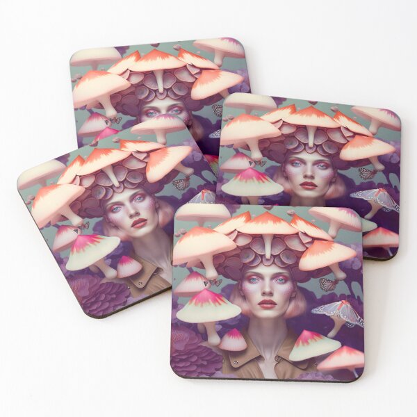 Item preview, Mesmerizing Mushroom Girl | Fungi Collection designed and sold by naiadsnest.
