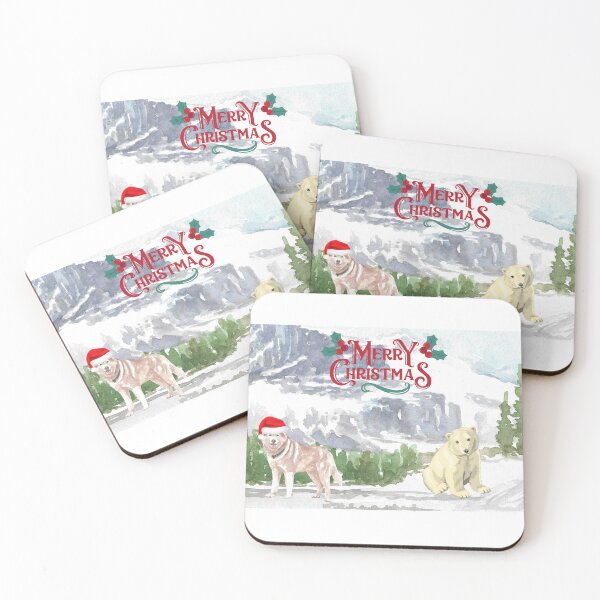 Item preview, Christmas snowy dog scene. Festive Dog. Christmas Dog. designed and sold by Doggymadness.